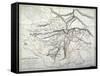 Map of the Kingdom of Kabul-null-Framed Stretched Canvas