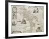 Map of the Kingdom of Naples, 1702-Giovan Battista Pacichelli-Framed Giclee Print