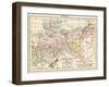 Map of the Kingdom of Prussia, 1866-null-Framed Giclee Print