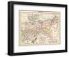 Map of the Kingdom of Prussia, 1866-null-Framed Giclee Print