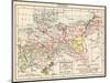 Map of the Kingdom of Prussia, 1866-null-Mounted Giclee Print