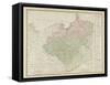 Map of the Kingdom of Prussia and the Duchy of Warsaw, 1810-Daniel Friedrich Sotzmann-Framed Stretched Canvas