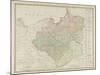 Map of the Kingdom of Prussia and the Duchy of Warsaw, 1810-Daniel Friedrich Sotzmann-Mounted Giclee Print