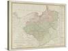 Map of the Kingdom of Prussia and the Duchy of Warsaw, 1810-Daniel Friedrich Sotzmann-Stretched Canvas