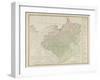 Map of the Kingdom of Prussia and the Duchy of Warsaw, 1810-Daniel Friedrich Sotzmann-Framed Giclee Print