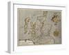 Map of the Kingdom of Scotland Scotia Regnum-null-Framed Giclee Print