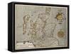 Map of the Kingdom of Scotland Scotia Regnum-null-Framed Stretched Canvas