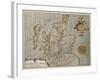 Map of the Kingdom of Scotland Scotia Regnum-null-Framed Giclee Print