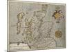 Map of the Kingdom of Scotland Scotia Regnum-null-Mounted Giclee Print