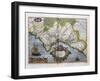 Map of the Kingdom of Valencia, from the 'teatro De La Tierra Universel', 1588-Abraham Ortelius-Framed Giclee Print