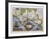 Map of the Kingdom of Valencia-Abraham Ortelius-Framed Art Print