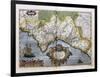 Map of the Kingdom of Valencia-Abraham Ortelius-Framed Art Print