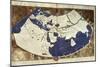 Map of the Known World, from Geographia-Ptolemy-Mounted Giclee Print