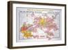 Map of the Loire Region: Coteaux De Touraine-null-Framed Giclee Print