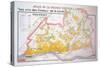 Map of the Loire Region: Vouvray-null-Stretched Canvas