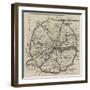 Map of the London Postal Districts-null-Framed Giclee Print