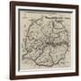 Map of the London Postal Districts-null-Framed Giclee Print