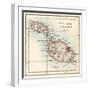 Map of the Maltese Islands, 1870s-null-Framed Giclee Print