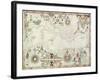 Map of the Mediterranean, 1625-Johannes Oliva-Framed Giclee Print