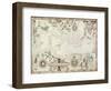 Map of the Mediterranean, 1625-Johannes Oliva-Framed Giclee Print