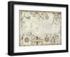 Map of the Mediterranean, 1625-Johannes Oliva-Framed Giclee Print