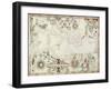 Map of the Mediterranean, 1625-Johannes Oliva-Framed Giclee Print