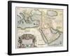 Map of the Middle East, from Theatrvm Orbis Terrarvm, 1570-Abraham Ortelius-Framed Giclee Print