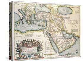 Map of the Middle East, from Theatrvm Orbis Terrarvm, 1570-Abraham Ortelius-Stretched Canvas