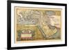 Map of the Middle East-Abraham Ortelius-Framed Art Print