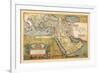 Map of the Middle East-Abraham Ortelius-Framed Premium Giclee Print