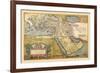 Map of the Middle East-Abraham Ortelius-Framed Premium Giclee Print