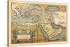 Map of the Middle East-Abraham Ortelius-Stretched Canvas