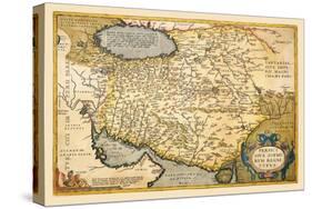 Map of the Middle East-Abraham Ortelius-Stretched Canvas