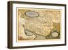 Map of the Middle East-Abraham Ortelius-Framed Art Print