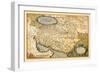 Map of the Middle East-Abraham Ortelius-Framed Art Print