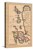 Map of the Molucca Islands (Modern Indonesia), C.1707 (Coloured Engraving)-Pieter Van Der Aa-Stretched Canvas