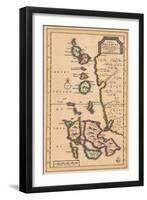 Map of the Molucca Islands (Modern Indonesia), C.1707 (Coloured Engraving)-Pieter Van Der Aa-Framed Giclee Print