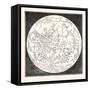 Map of the Moon 1833-null-Framed Stretched Canvas