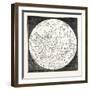 Map of the Moon 1833-null-Framed Giclee Print