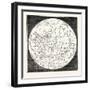 Map of the Moon 1833-null-Framed Giclee Print