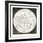 Map of the Moon 1833-null-Framed Giclee Print