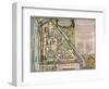 Map of the Moscow Kremlin (Castellum Urbis Moskva), Russia, 1597-Willem Janszoon Blaeu-Framed Giclee Print