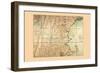 Map of the Most Inhabited Part of New England-T. Jefferys-Framed Art Print