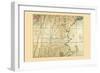 Map of the Most Inhabited Part of New England-T. Jefferys-Framed Art Print