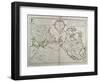 Map of the New Discoveries to the North of the South Seas, 1750-Guillaume Delisle-Framed Premium Giclee Print