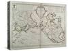 Map of the New Discoveries to the North of the South Seas, 1750-Guillaume Delisle-Stretched Canvas