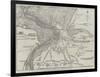 Map of the New Fortifications of Antwerp-John Dower-Framed Giclee Print