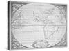Map of the New World 1587-Richard Hakluyt-Stretched Canvas