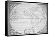 Map of the New World 1587-Richard Hakluyt-Framed Stretched Canvas