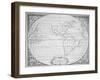 Map of the New World 1587-Richard Hakluyt-Framed Giclee Print